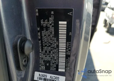 2008 Toyota Sienna Ce z USA, uszkodzony, nr VIN 5TDZK23C38S214170